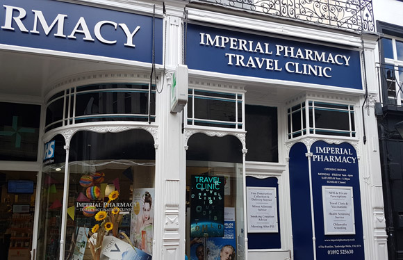 Imperial Pharmacy Stand Out Lettering and Vinyl